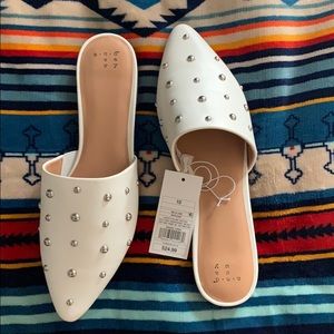 White stud flats- target brand